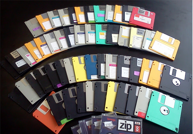 Old floppy discs may still be a source of important evidences of the old cases